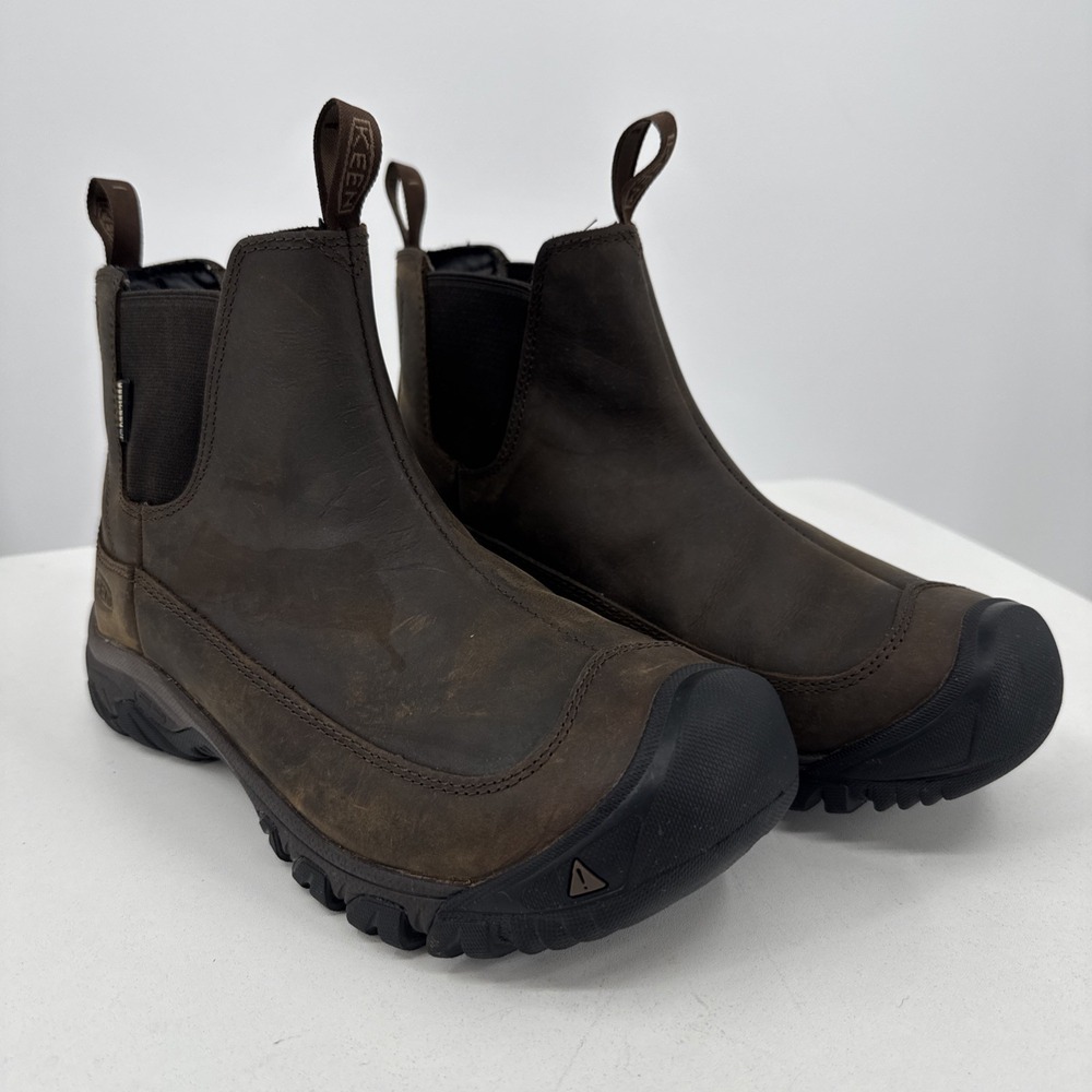 KEEN Anchorage III Waterproof Insulated Chelsea Boots size 8.5 Men's Dark Earth